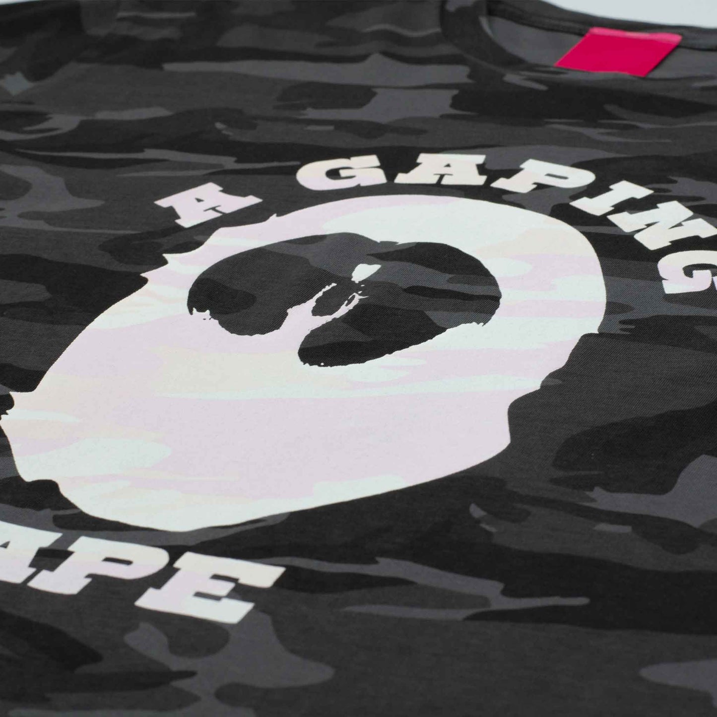 Short sleeve camo printed t shirt