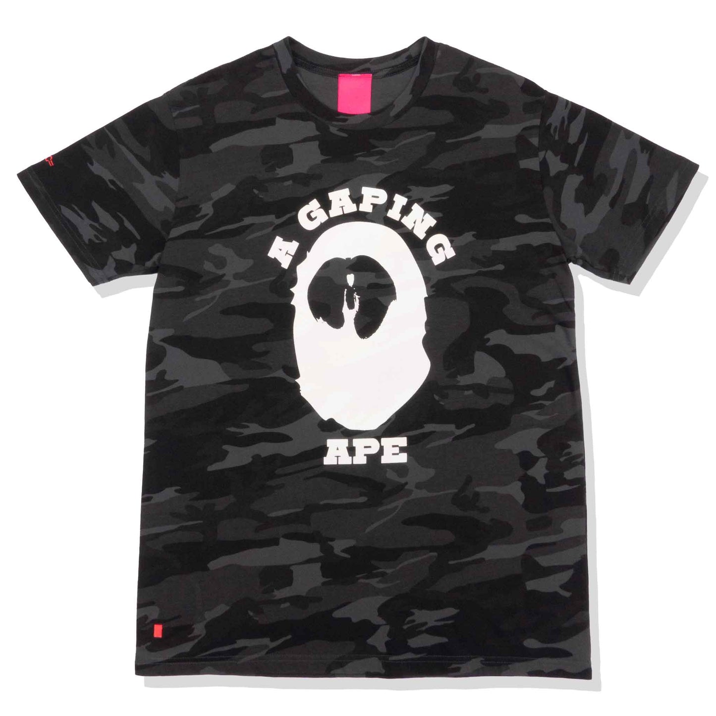 Short sleeve camo printed t shirt
