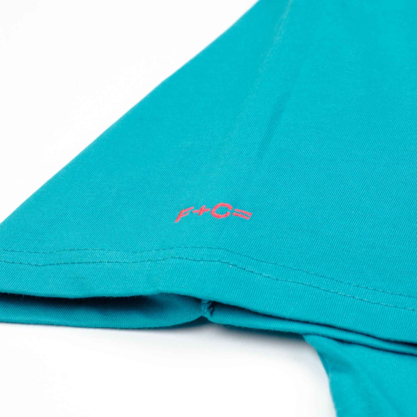 Unisex oyster print turquoise short sleeve t shirt