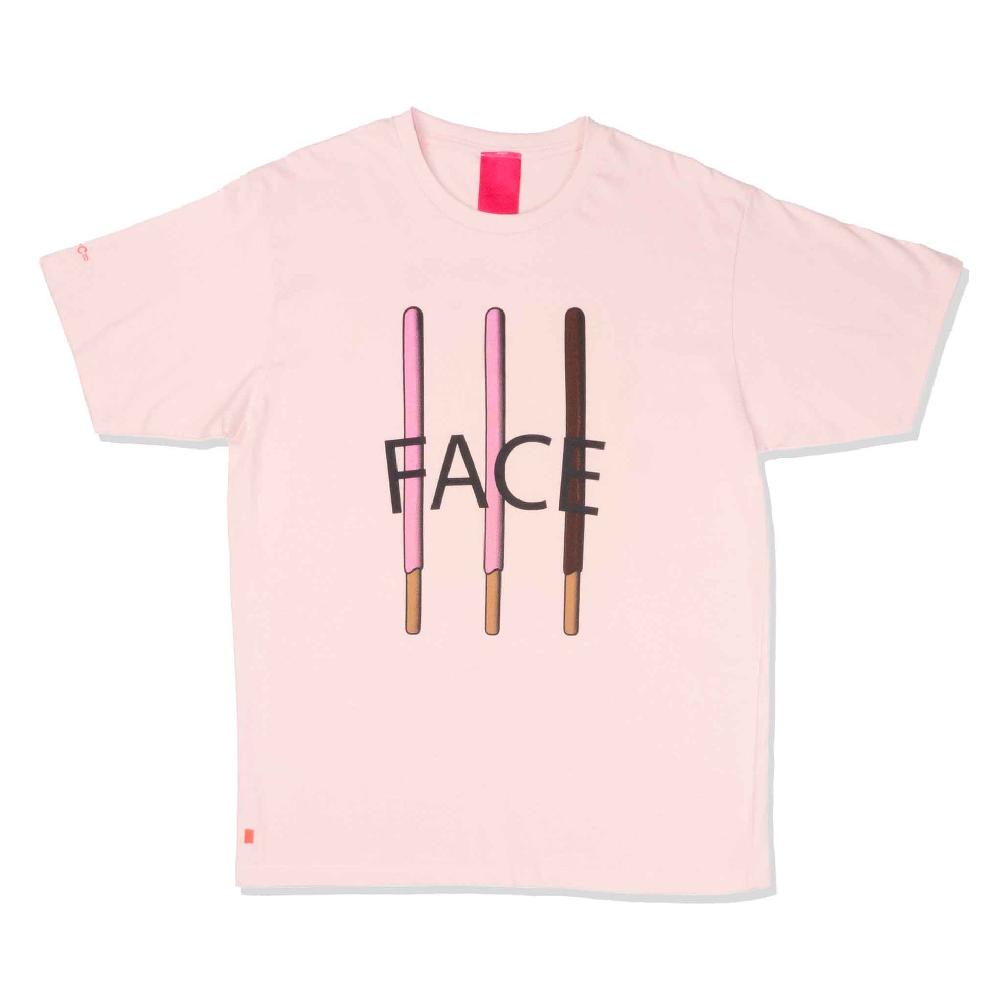 Unisex short sleeve pink printed t shirt